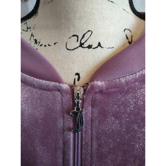 Juicy Couture Y2K Velour 90s  Warm Up Jacket  Zip - Picture 2 of 5